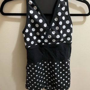 Lululemon Racerback Polka Dot Tank Top in Size 0/2